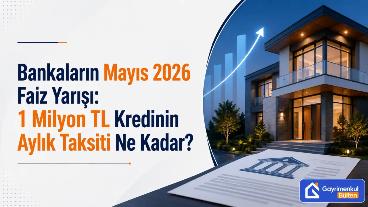 Bankaların Mayıs 2026 Faiz Yarışı: 1 Milyon TL Kredinin Aylık Taksiti Ne Kadar?