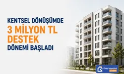 Kentsel Dönüşümde 3 Milyon TL Destek Dönemi Başladı