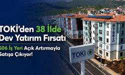 TOKİ’den 38 İlde Dev Yatırım Fırsatı: 506 İş Yeri Açık Artırmayla Satışa Çıkıyor!