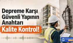 Depreme Karşı Güvenli Yapının Anahtarı  Kalite Kontrol!