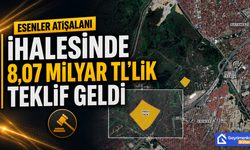 Esenler Atışalanı İhalesinde 8,07 Milyar TL’lik Teklif Geldi