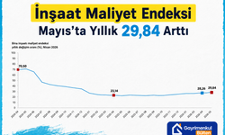 İnşaat Maliyet Endeksi Mayıs’ta Yıllık Yüzde 29,84 Arttı