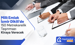 Milli Emlak İzmir Dikili’de 150 Metrekarelik Taşınmazı Kiraya Verecek