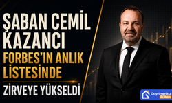 Şaban Cemil Kazancı Forbes’ın Anlık Listesinde Zirveye Çıktı