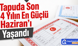 Tapuda Son 4 Yılın En Güçlü Haziran’ı Yaşandı