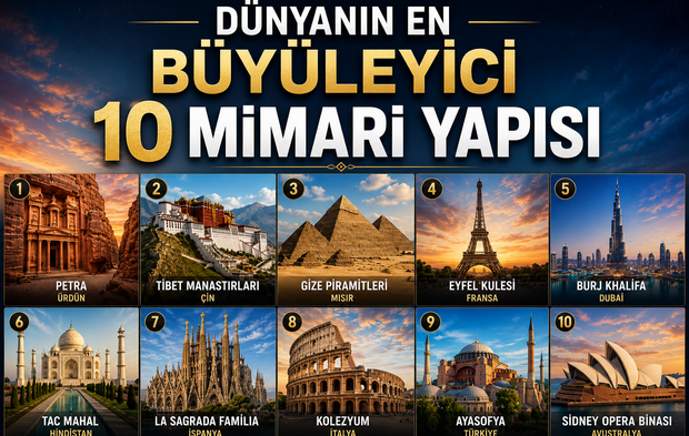 Dünyanın En Ünlü 10 Mimari Yapısı: Görkemli Yapıtlar