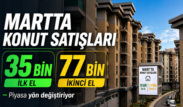 Martta Konut Satışında "Yeni" Dönem: İlk El Satışlar Arttı, Kredili Talep %35 Sıçradı!