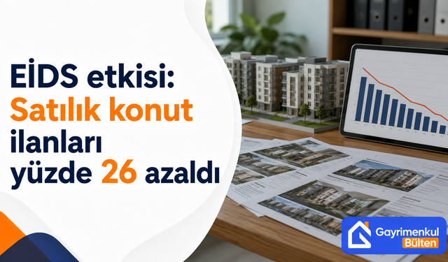 EİDS etkisi: Satılık konut ilanları yüzde 26 azaldı
