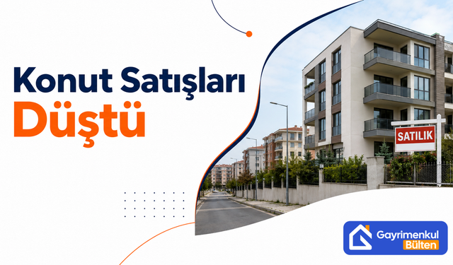 Konut Satışları Düştü