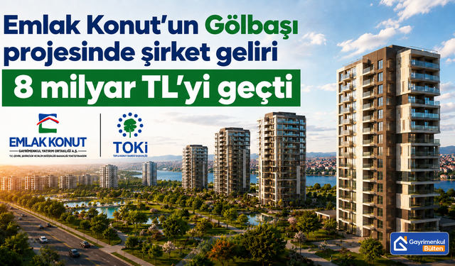 Emlak Konut’un Gölbaşı projesinde şirket geliri 8 milyar TL’yi geçti
