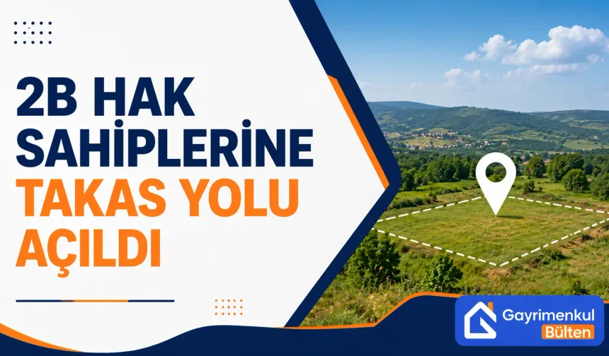 Satışı yapılamayan 2B arazileri için yeni düzenleme