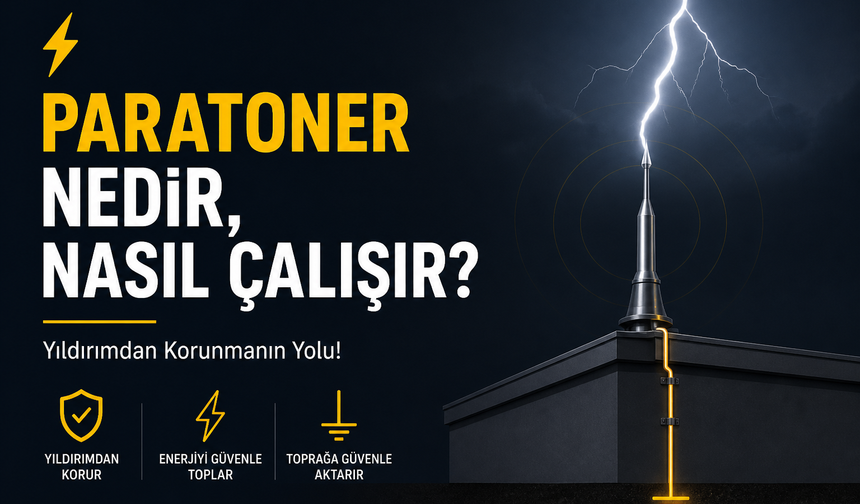 Paratoner Nedir, Nasıl Çalışır? Yıldırımdan Korunmanın Yolu!