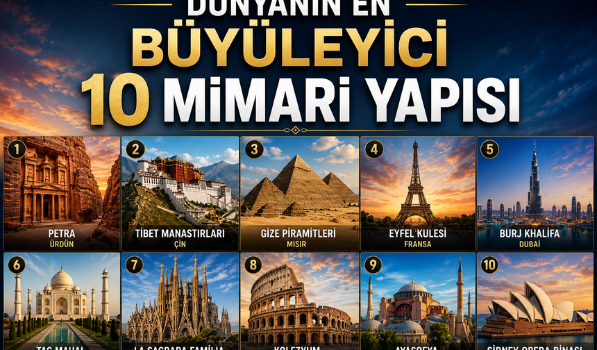 Dünyanın En Ünlü 10 Mimari Yapısı: Görkemli Yapıtlar