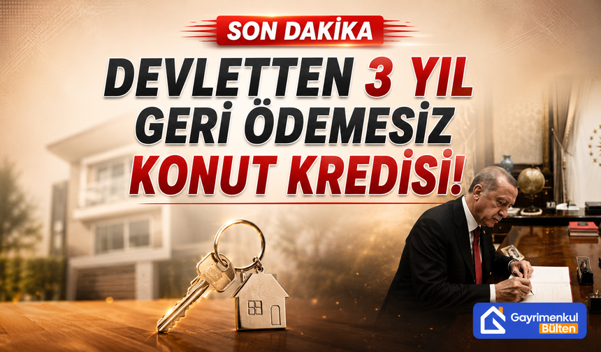5 Yıl Satmama Sözü Verene Konut Devlet Desteği!