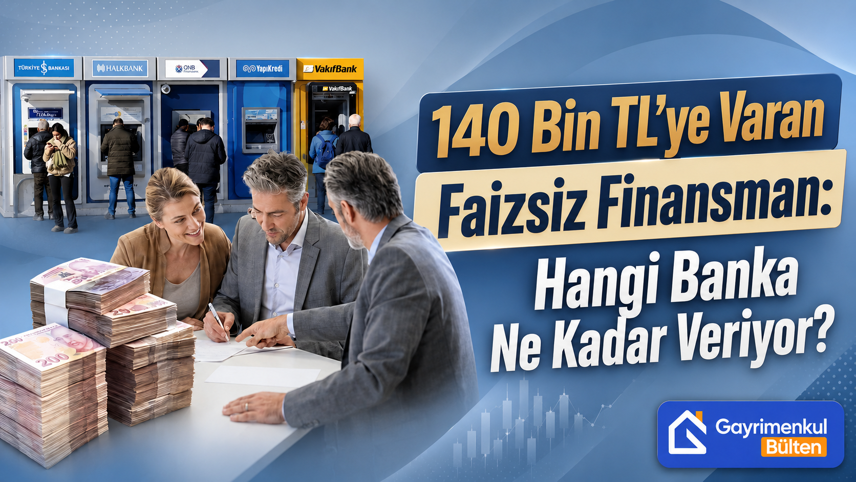 140 Bin TL’ye Varan Faizsiz Finansman: Hangi Banka Ne Kadar Faiz Veriyor?